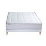 Voir la diapositive 3 : IDLITERIE Ensemble matelas Ressort 7 zones + sommier + oreiller + couette - FABRICATION FRANCAISE