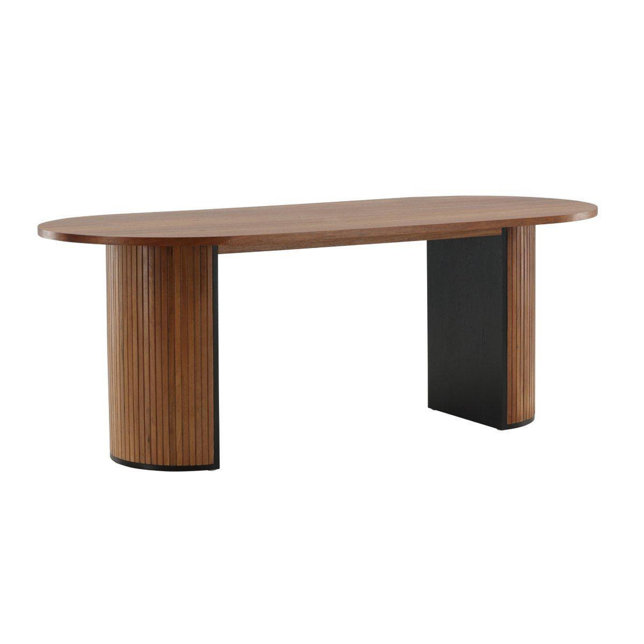 Paris Prix Table à manger ovale  bianca  200cm noyer