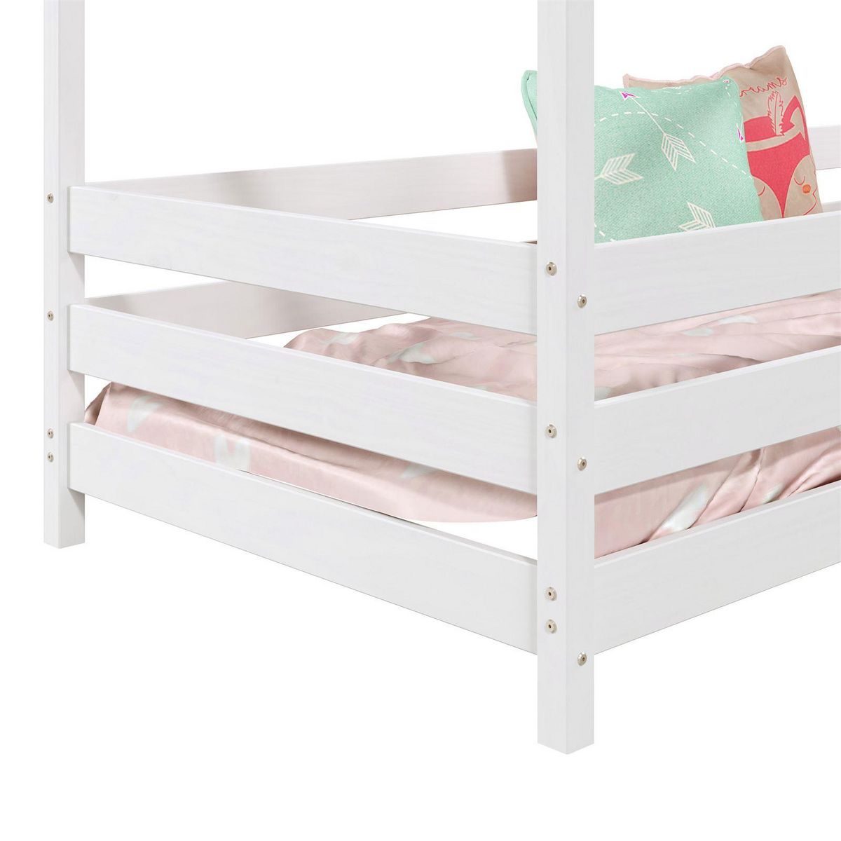 IDIMEX Lit cabane RENA 90 x 200 cm, en pin massif