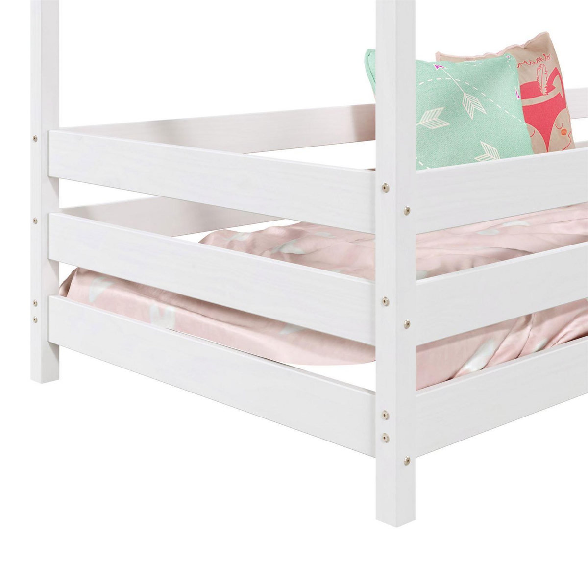 IDIMEX Lit cabane RENA 90 x 200 cm, en pin massif