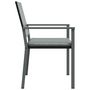 Voir la diapositive 5 : VIDAXL Chaises de jardin et coussins lot de 6 noir 54x62,5x89 cm rotin