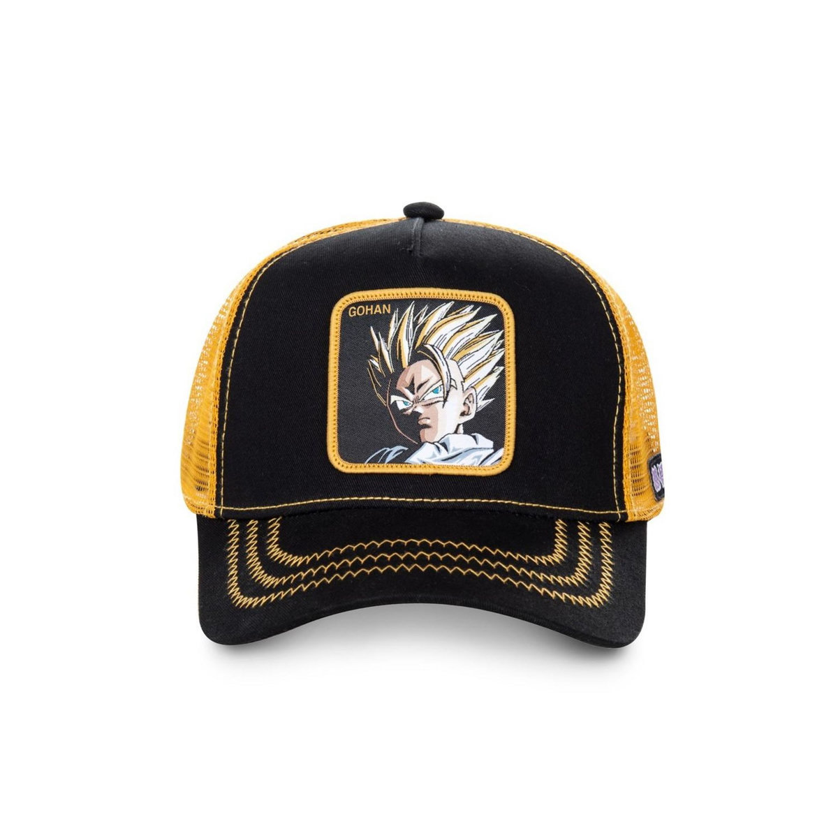 CAPSLAB Casquette Dragon Ball Z Saiyan Jaune