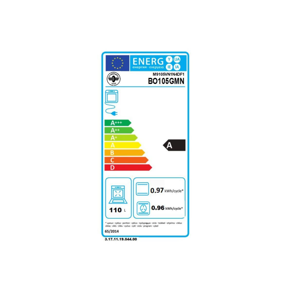 Germania Piano de cuisson gaz BO105GMN