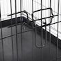 Voir la diapositive 6 : PAWHUT Cage caisse de transport pliante pour chien en métal noir 91 x 61 x 67 cm