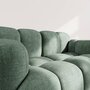 Voir la diapositive 6 : LISA DESIGN Grace - canapé modulable 2 places en velours texturé