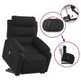 Voir la diapositive 5 : VIDAXL Fauteuil inclinable de massage electrique Noir Tissu