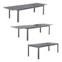 Voir la diapositive 4 : SWEEEK Table de jardin SEATTLE extensible aluminium, 10 places, 227 / 290 x 100 x 75 cm