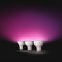 Voir la diapositive 3 : Philips Pack Pack de 3 ampoules 4.3W GU10 White&Color