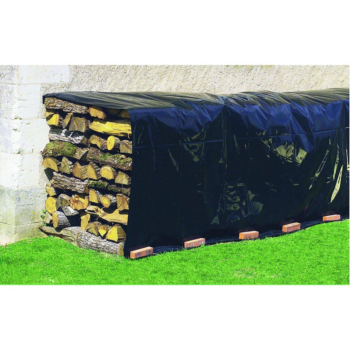 Habitat et Jardin Bâche de couverture -   Protectfilm   - 3 x 50 m - Noir