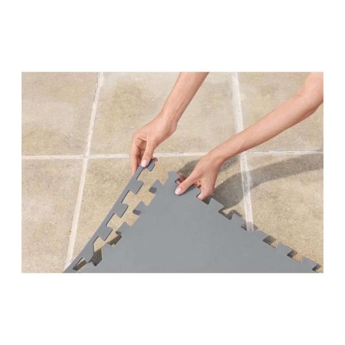 BESTWAY Tapis de sol pour spa gonflable Lay-Z-Spa carré ou rond - Bestway