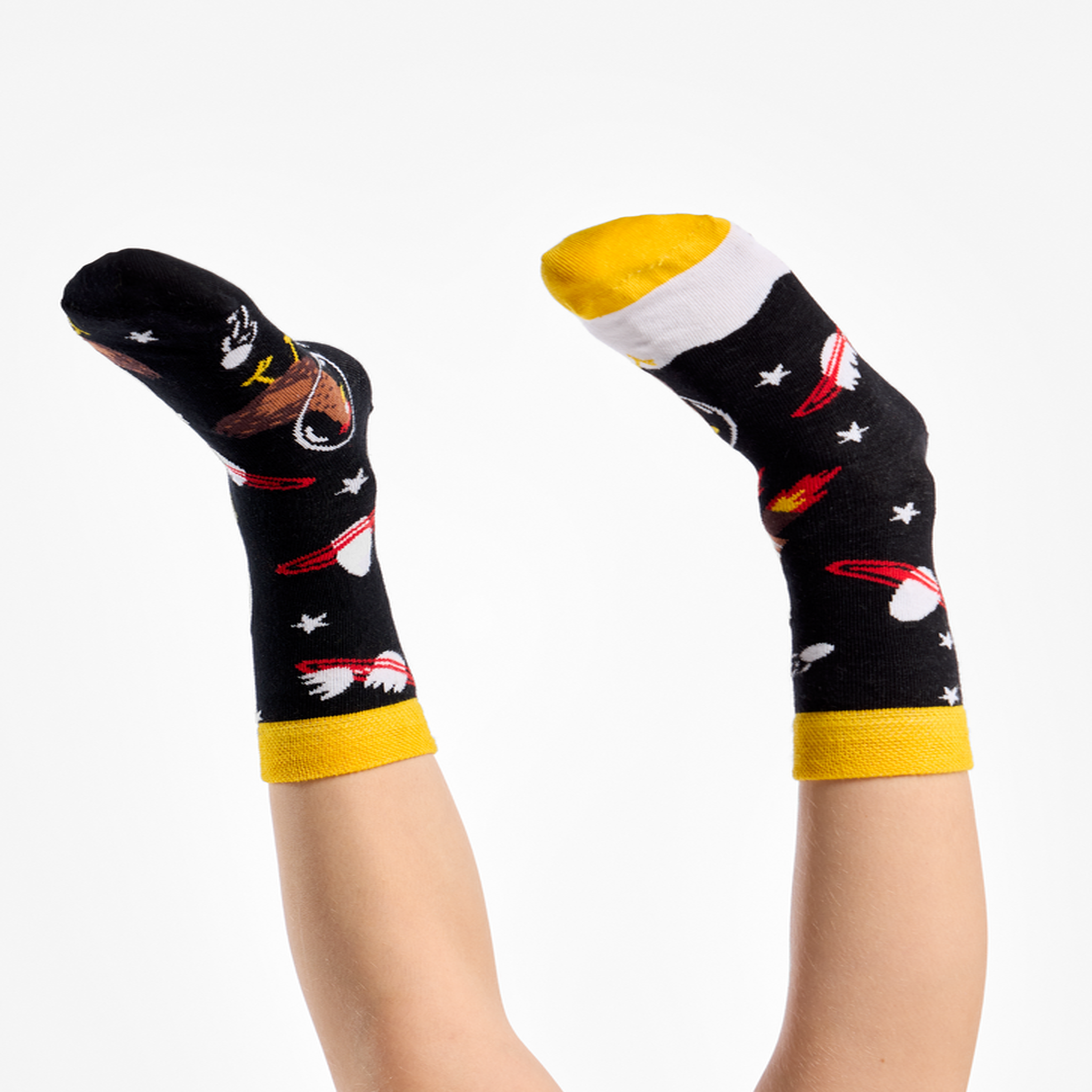 Voir la diapositive 3 : DEDOLES Chaussettes enfants poules astronautes