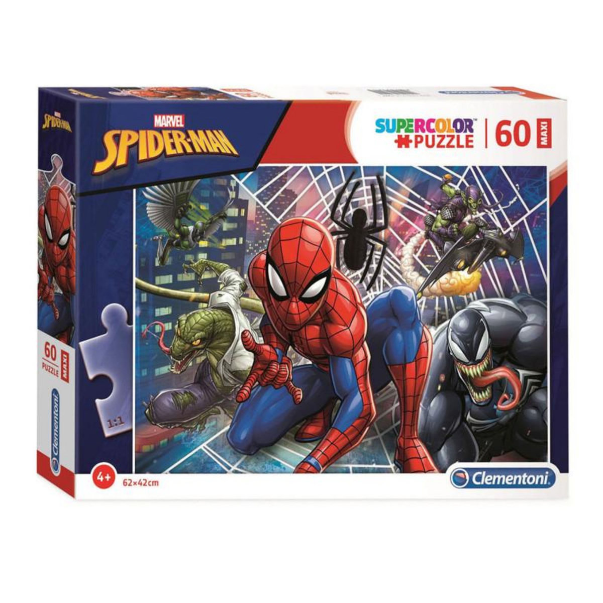 CLEMENTONI Clementoni Jigsaw Puzzle Super Color Maxi Spiderman, 60 pcs. 26444