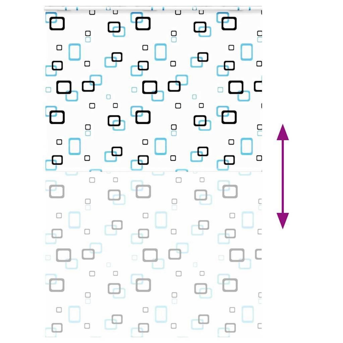 VIDAXL Store enrouleur de douche avec cassette largeur du tissu 146 cm