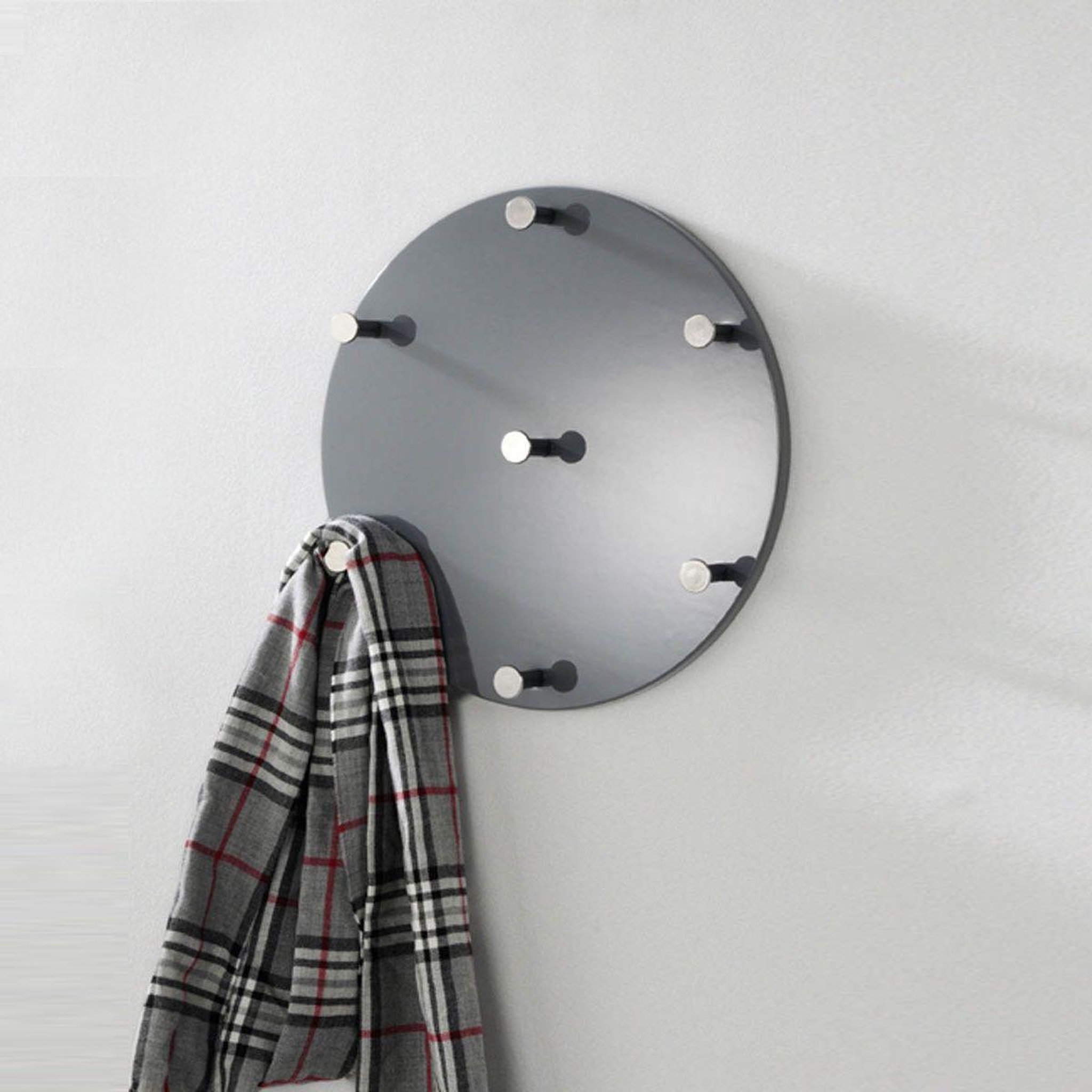 Paris Prix Patère murale ronde  kely  35cm gris