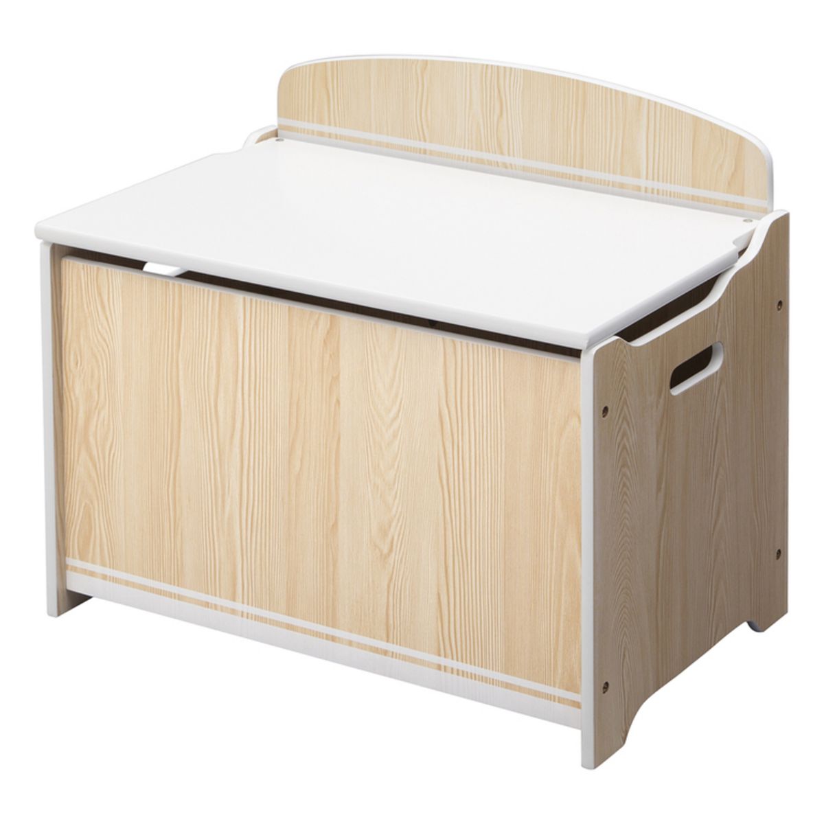  Coffre à jouets en bois TWIN