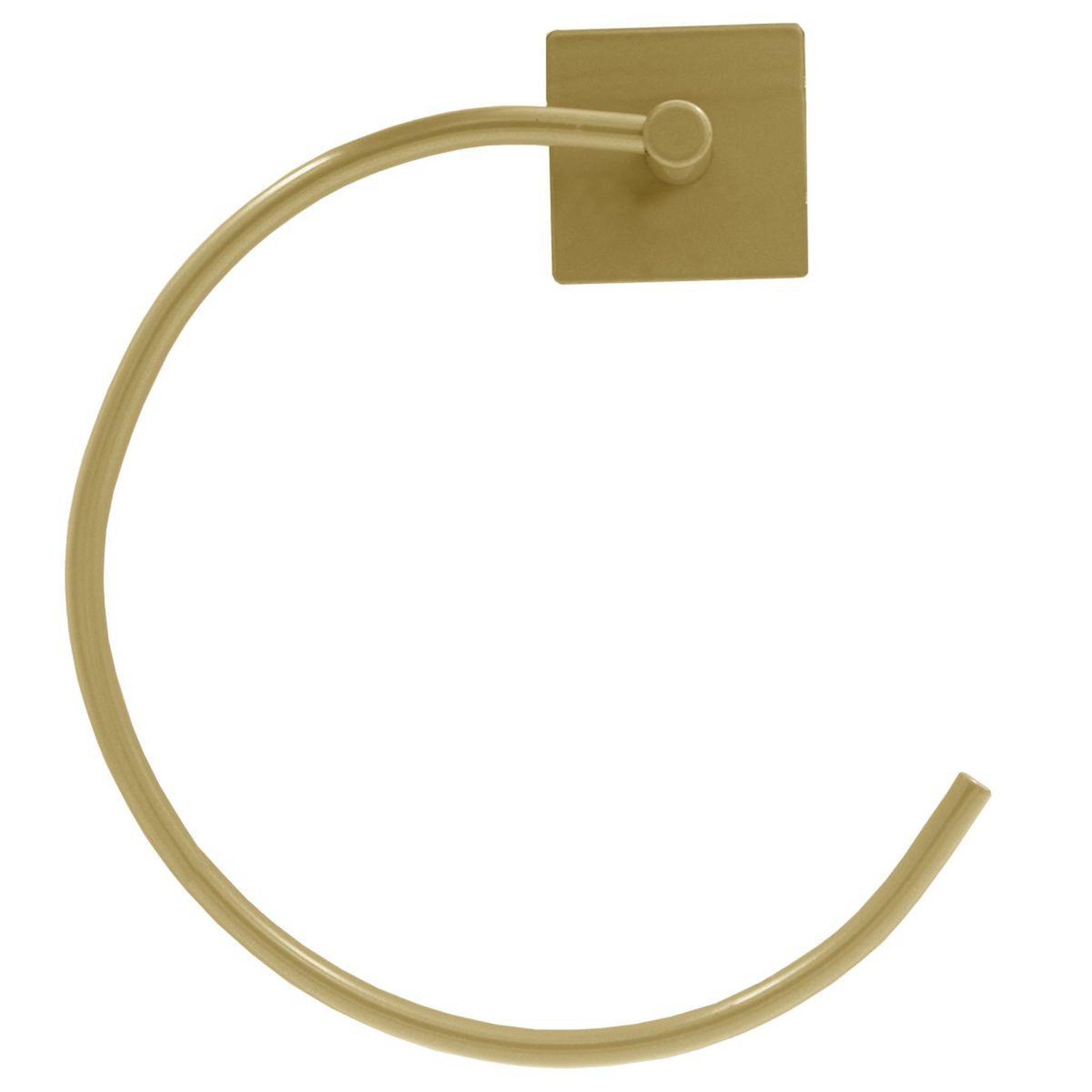 Voir la diapositive 1 : Douceur d'Intérieur Anneaux Porte Serviette Adhésif  Fixeo  20cm Or