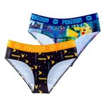 Pokemon Lot de 2 culottes fille Pokemon. Coloris disponibles : Bleu
