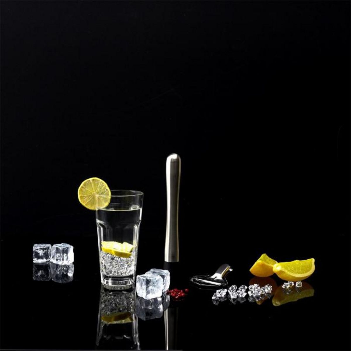 Paris Prix Coffret Mojito  4 Accessoires  370ml Transparent