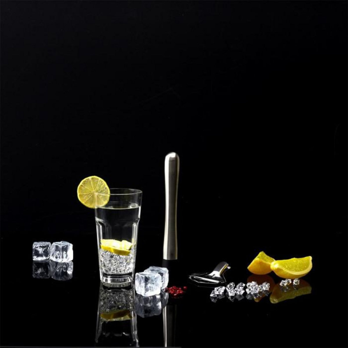 Paris Prix Coffret Mojito  4 Accessoires  370ml Transparent