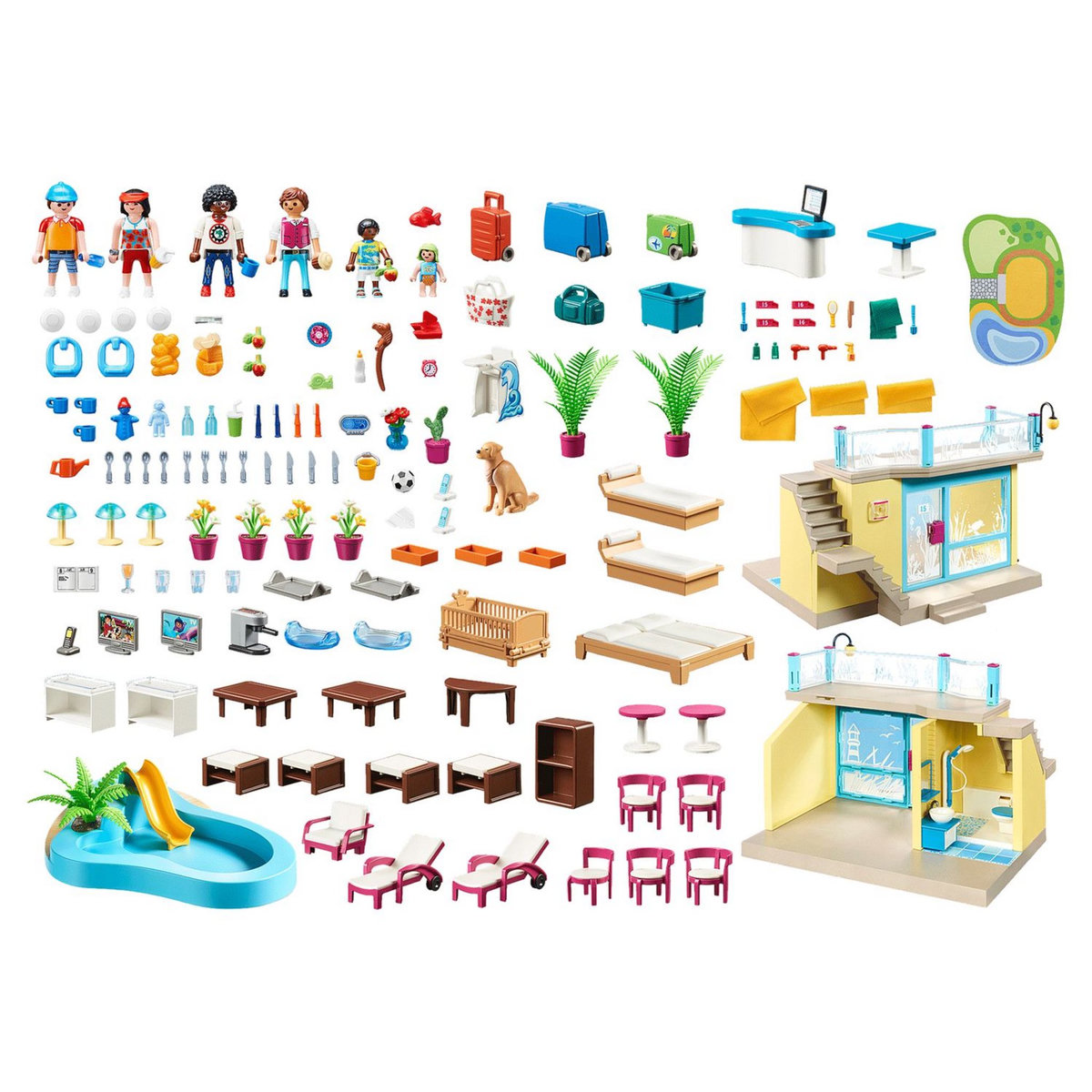 PLAYMOBIL 70434 - Family Fun - Playmo Beach Hôtel