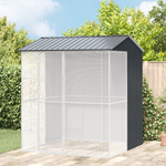 VIDAXL Aviary pour oiseaux Anthracite 215x210x247 cm en acier