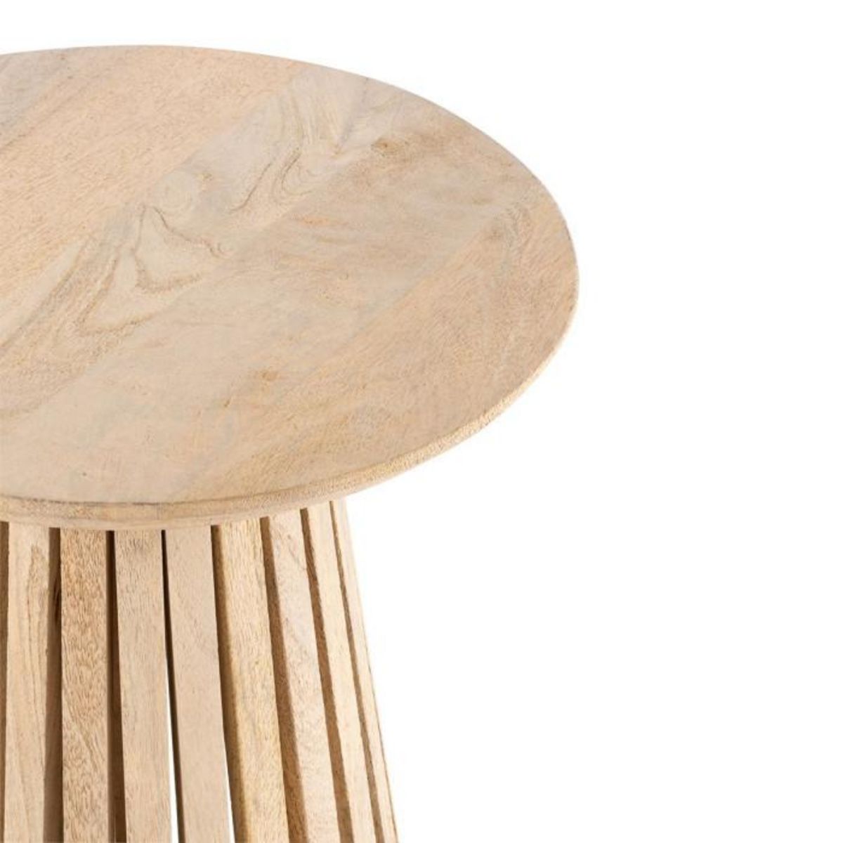 Paris Prix Table d'Appoint Design en Bois  Vincent  40cm Naturel