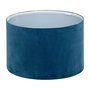 Voir la diapositive 1 : ATMOSPHERA Abat-Jour en Velours  Beline  30cm Bleu Canard