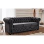Voir la diapositive 1 : LISA DESIGN William - canapé chesterfield - 3 places - en velours