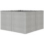 Voir la diapositive 1 : OUTSUNNY Parois latérales de rechange barnum tonnelle 3 x 4 m - 2 systèmes d'attache boucles ou crochets - bâches de rechange zippées, avec velcro d'attache - polyester gris