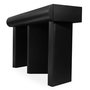 Voir la diapositive 4 : Paris Prix Console Design 2 Tiroirs  Sherazade  121cm Noir