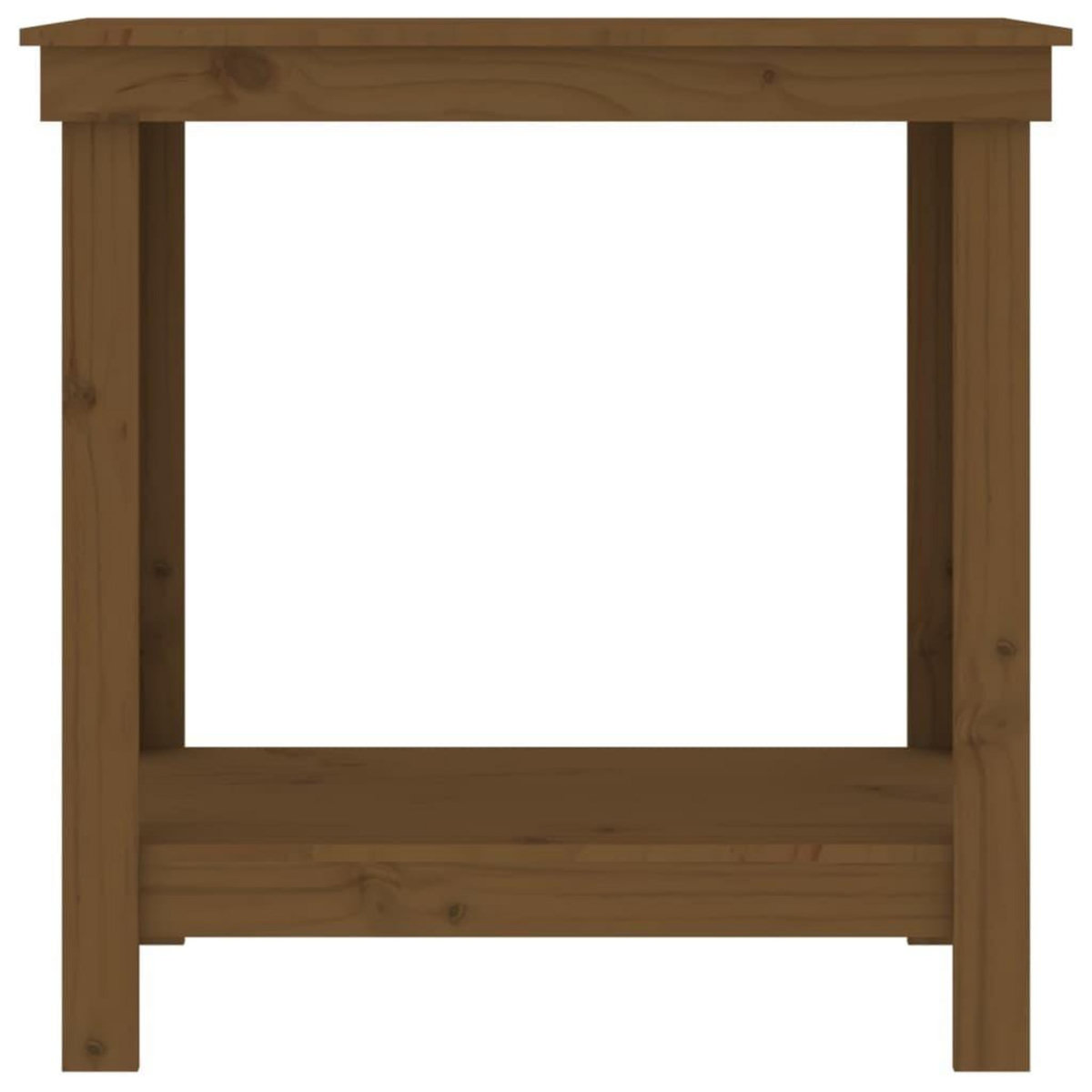 VIDAXL Banc de travail Marron miel 80x50x80 cm Bois de pin massif