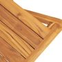 Voir la diapositive 5 : VIDAXL Ensemble a manger de jardin 5 pcs Bois de teck massif