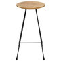 Voir la diapositive 3 : VIDAXL Tabourets de bar lot de 2 bois de teck massif