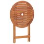 Voir la diapositive 4 : VIDAXL Table pliable de jardin 60x75 cm bois d'acacia massif