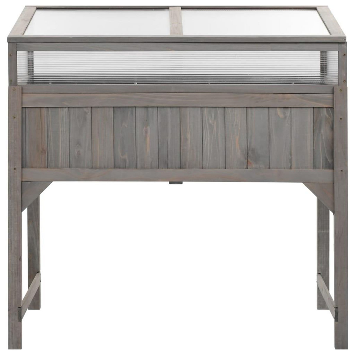 VIDAXL Lit sureleve avec serre 110x54x120 cm Bois de sapin massif