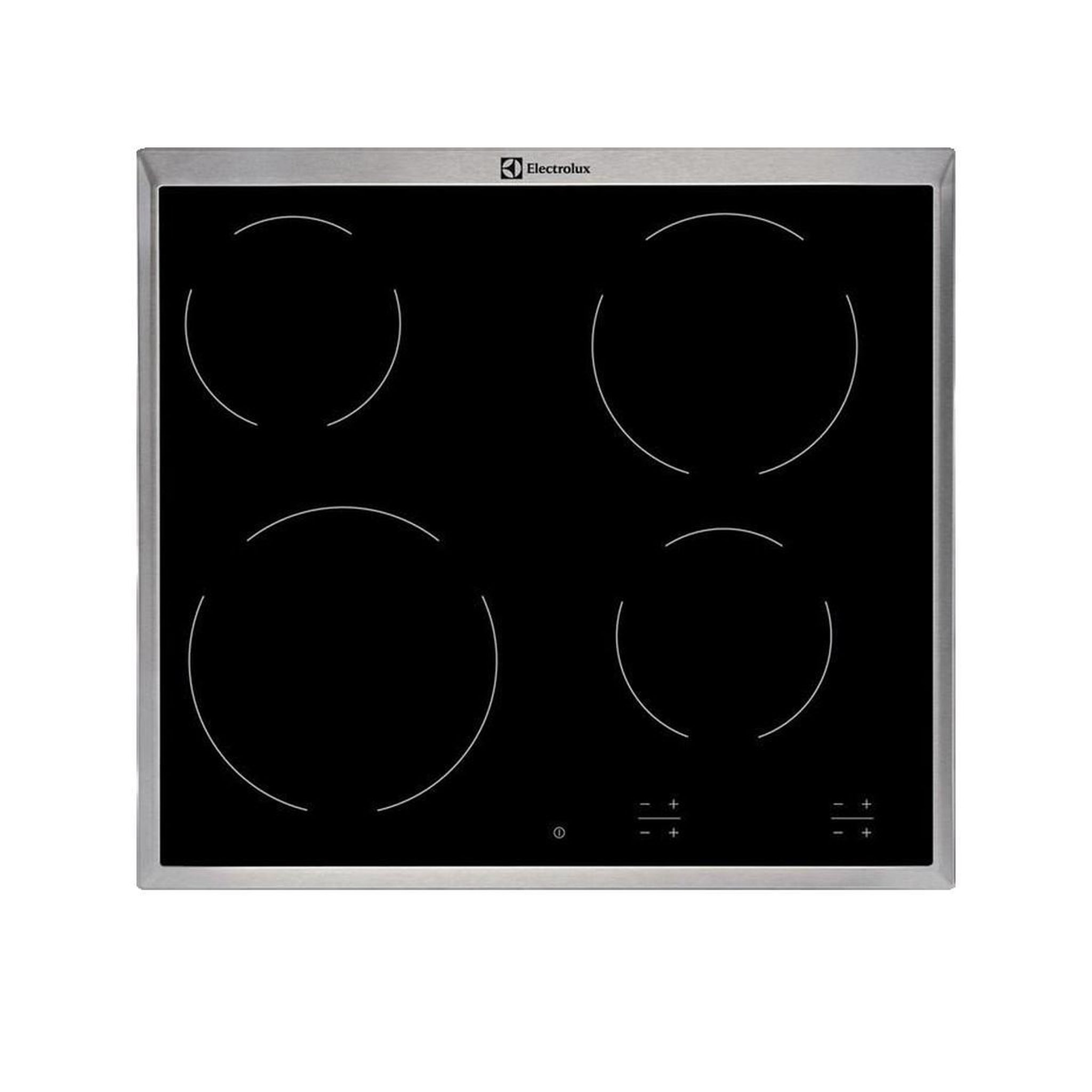 ELECTROLUX Plaque de cuisson vitrocéramique EHF16240XK 4 zones noire