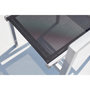 Voir la diapositive 5 : CONCEPT USINE Table de jardin et 8 fauteuils aluminium et toile PVC gris SALERNE