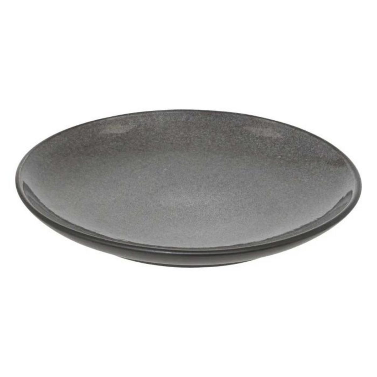 SECRET DE GOURMET Lot de 6 Assiettes à Dessert  Diane  21cm Gris Foncé