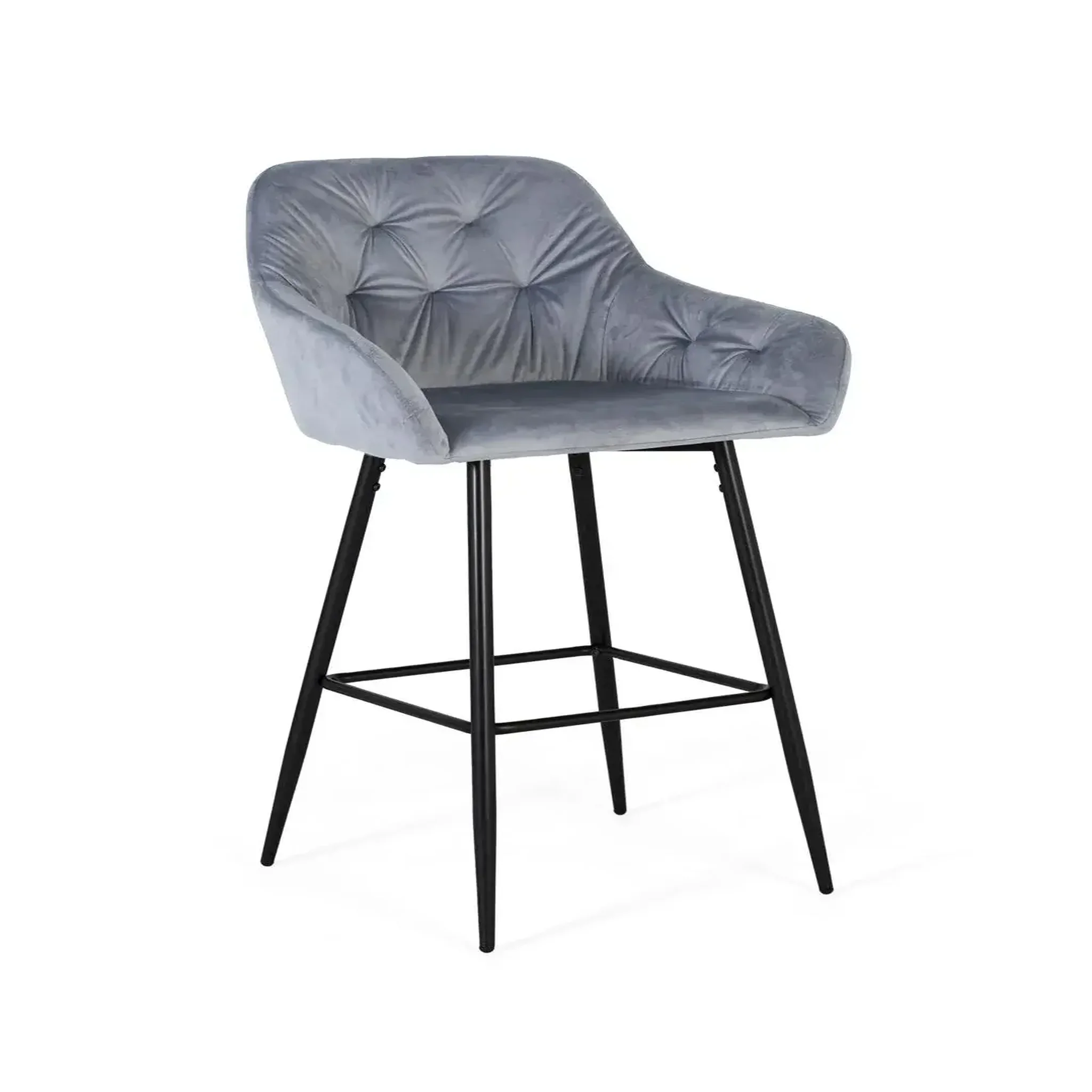 GINER Y COLOMER SL Tabouret en velours 58cm style contemporain