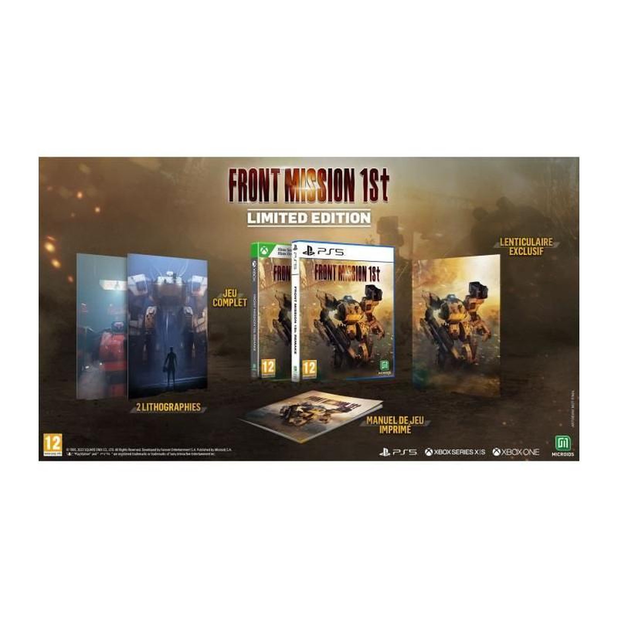 Voir la diapositive 2 : MICROIDS Front Mission 1st - Jeu Xbox Series X et Xbox One - Edition limitée