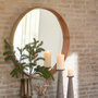 Voir la diapositive 5 : Paris Prix Miroir Mural en Bois  Chalet  91cm Naturel