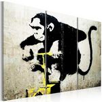 Paris Prix Tableau Imprimé  Monkey TNT Detonator - Banksy. Coloris disponibles : Multicolore