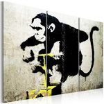 Paris Prix Tableau Imprimé  Monkey TNT Detonator - Banksy. Coloris disponibles : Multicolore