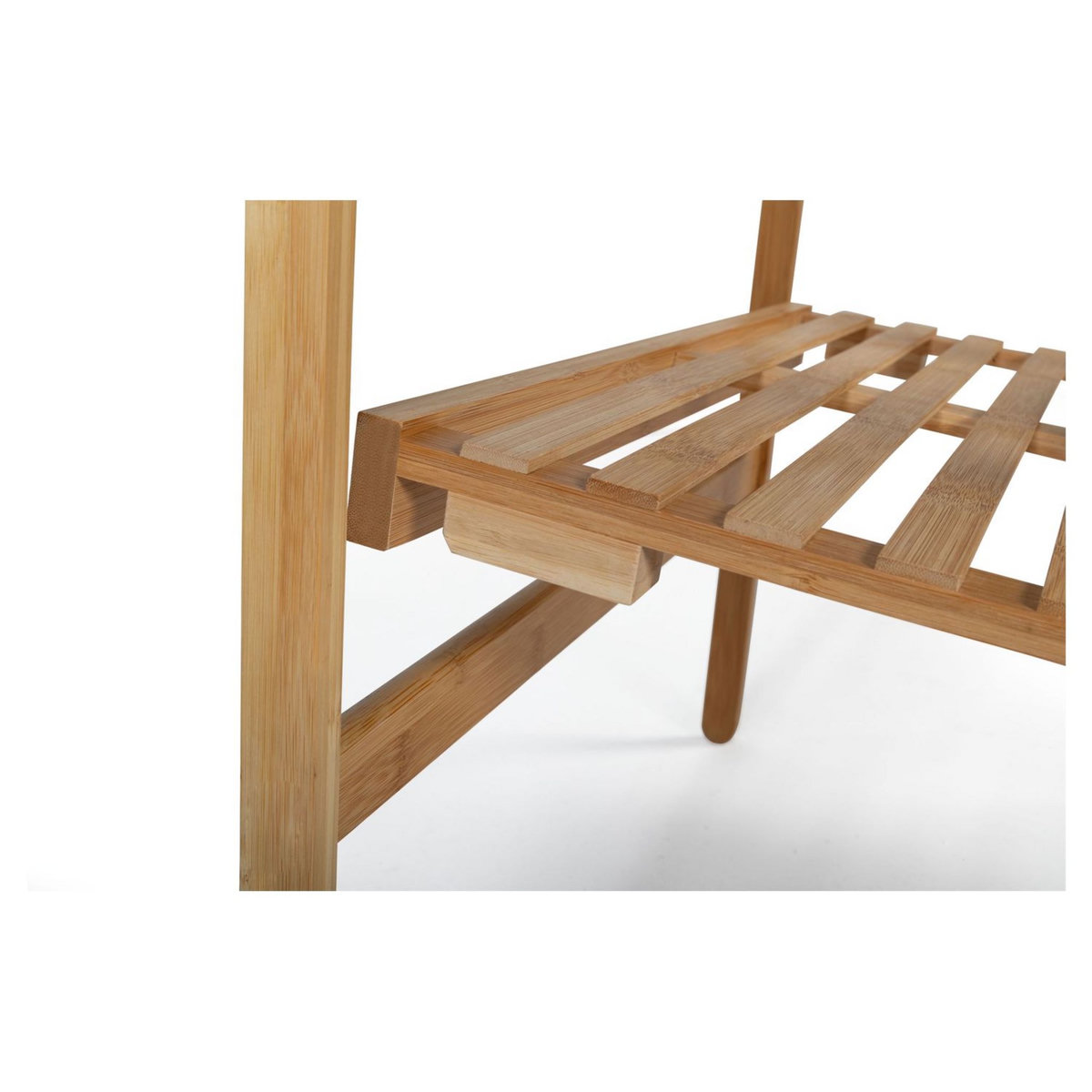 Portant pliable avec étagère en bambou MAOA