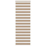 VIDAXL Store zebre marron sable largeur du tissu 70,9 cm polyester