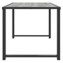 Voir la diapositive 4 : VIDAXL Table de jardin anthracite 55x40x37 cm acier