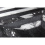 Voir la diapositive 3 : Paris Prix Tapis en Cuir Fait Main  Spark  Noir & Argent