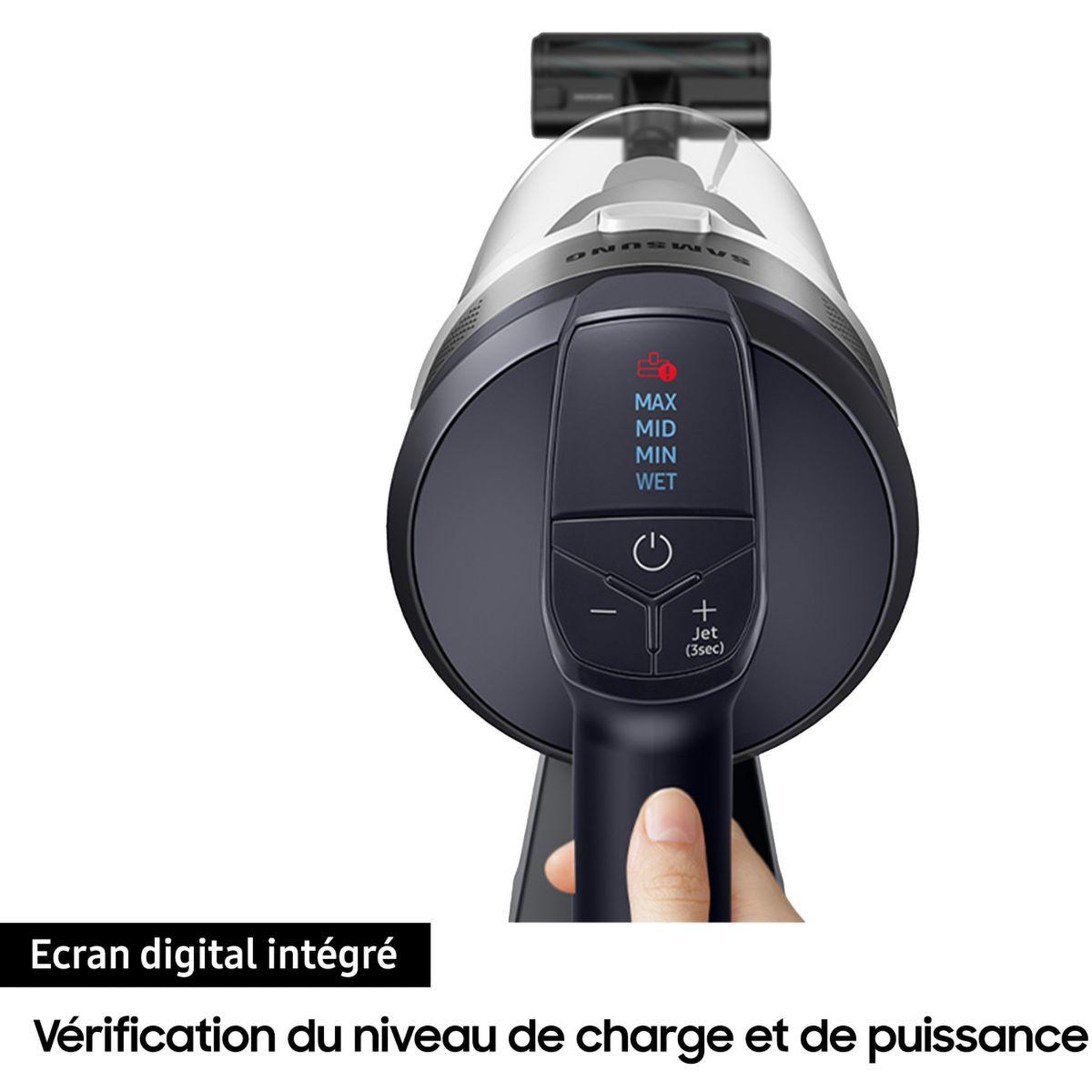 Voir la diapositive 4 : Samsung Aspirateur balai jet 75e pro silver vs20b75bdr5