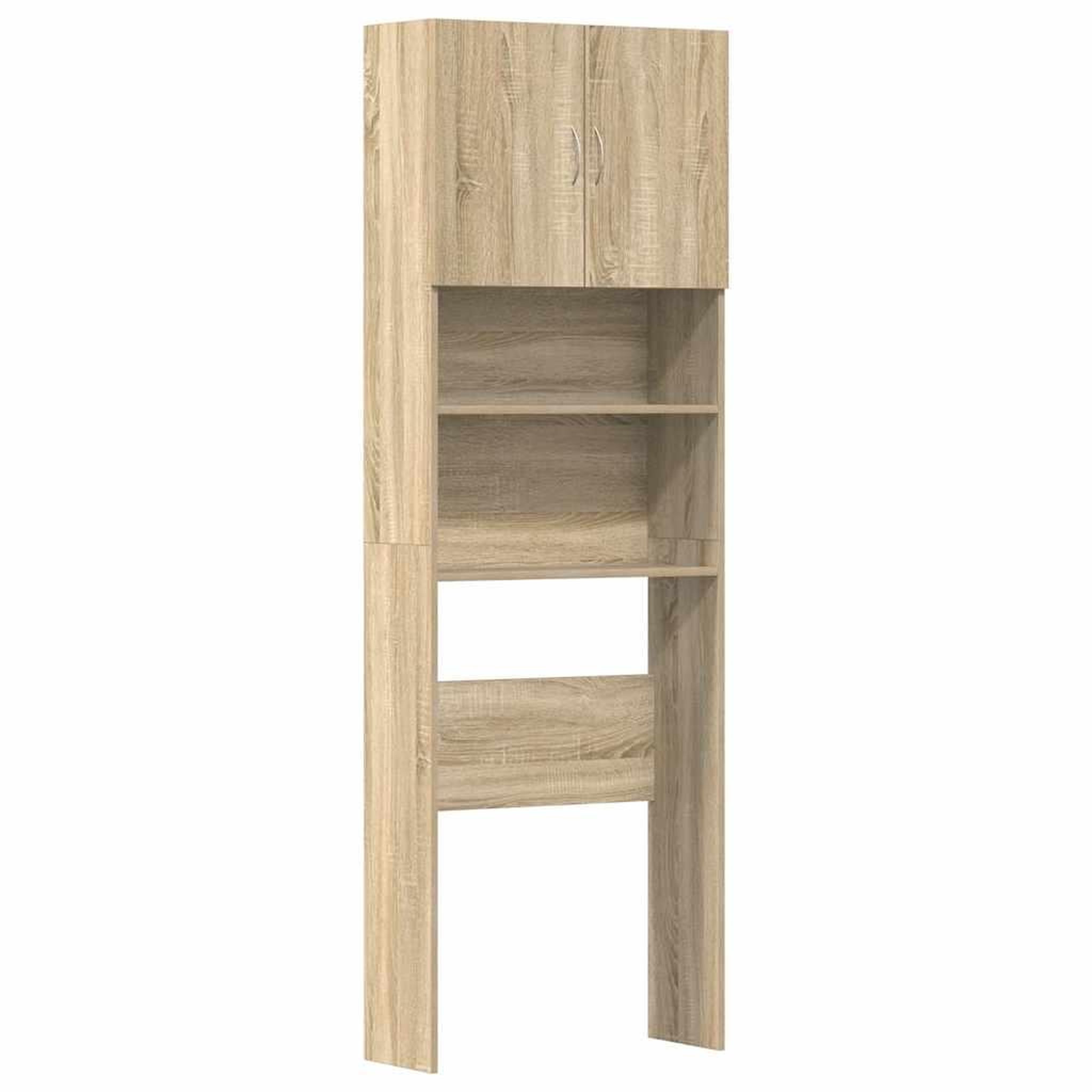 Voir la diapositive 2 : VIDAXL Meuble de machine a laver chene sonoma bois d'ingenierie