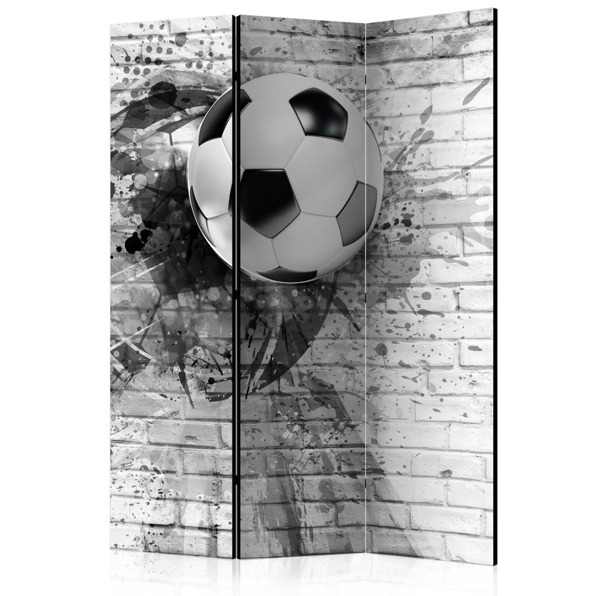 Paris Prix Paravent 3 volets  dynamic football  135x172cm